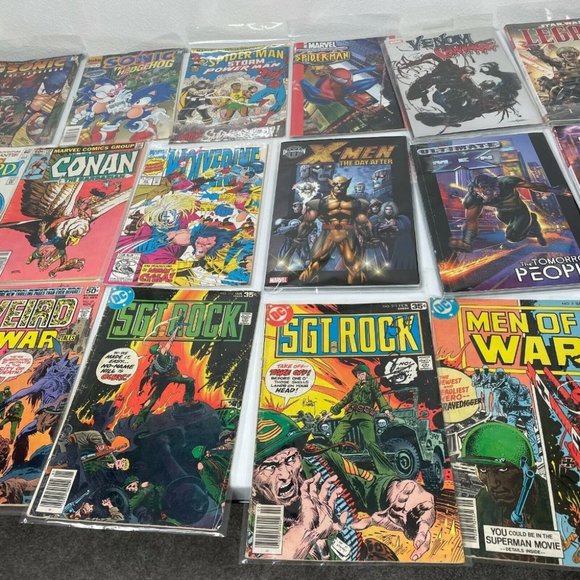 Comic Book Graphic Novel Lot Marvel X-Men Day After DC Sonic Spiderman Star Wars - Picture 5 of 11